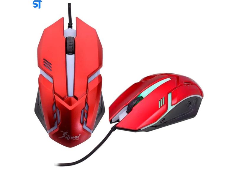 Mouse Gamer USB Knup KP-V15 - Vermelho