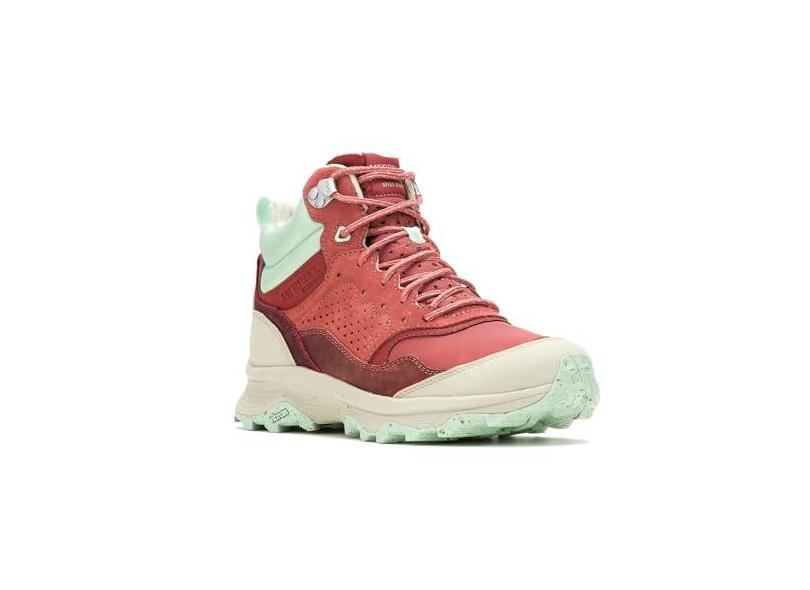 Merrell Tênis de caminhada feminino Speed Solo Mid Wp, Sedona/azul-petróleo, 36