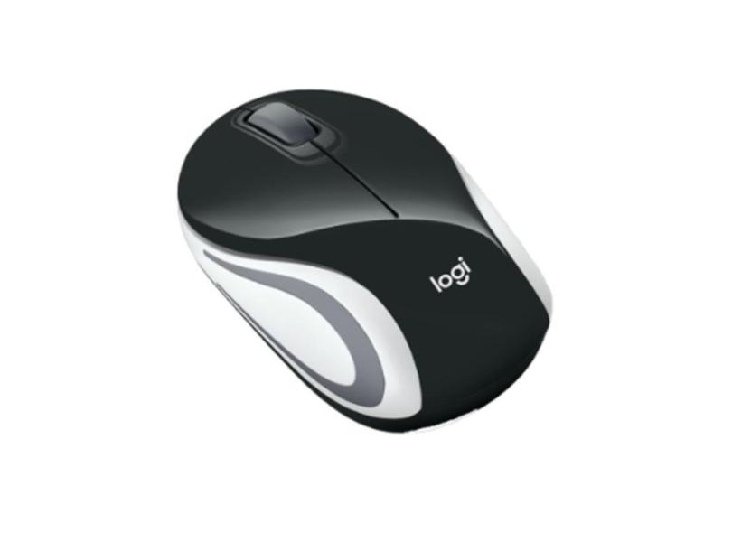 Mouse Sem Fio Mini Logitech M187 Portátil para escritorio