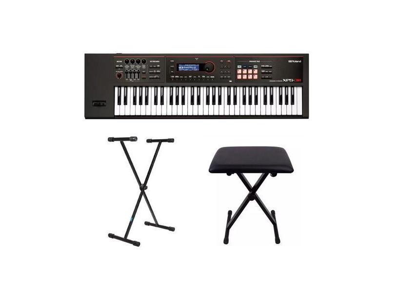 Kit Teclado Roland Xps30 Com Banqueta E Estante