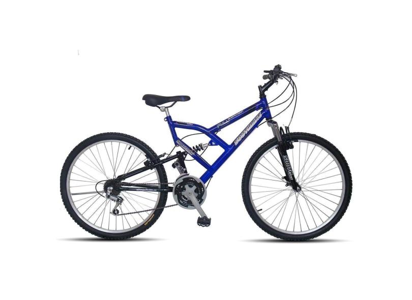 Bicicleta Aro 26 South Full Suspension 18 marchas Freio V-Brake-Unissex