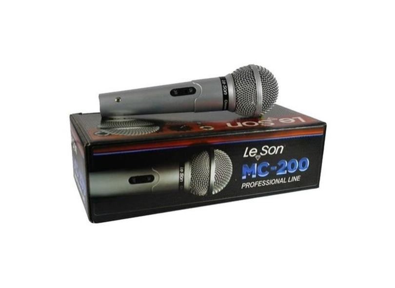 Microfone Le Son Mc200 Din Prata