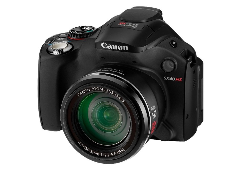 Câmera Digital Semiprofissional Canon PowerShot 12,1 MP Full HD SX40 HS