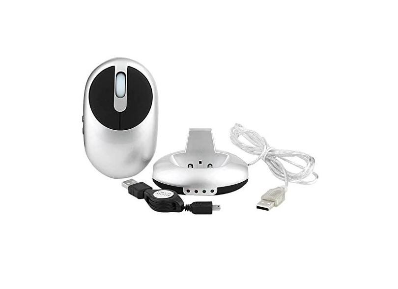 Acessórios para computador MZ-012 2.4G 1200 DPI Mouse óptico sem fio sem fio com 3 portas hub USB/dock de carregamento