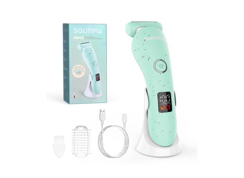 Barbeador Elétrico Solimpia Lady Shavers Para Mulheres Ipx6 À Prova D'