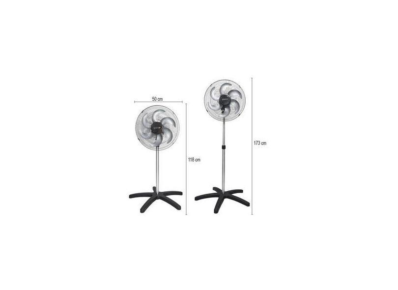 Ventilador Coluna 50cm Bivolt 200W Industrial Turbo Turbão 6 Pás Grade 120  Fios GF Vitalex com o Melhor Preço é no Zoom