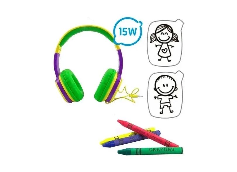 Headphone Cartoon, OEX, HP302, Microfones e Fones de Ouvido, Roxo