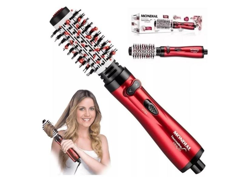 Escova Alisadora Red Infinity Keratin Salão em Casa