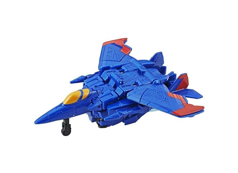Hasbro Transformers Cyberverse Warrior Series Lightning Slash Thundercracker, Action Figure Da Collezione