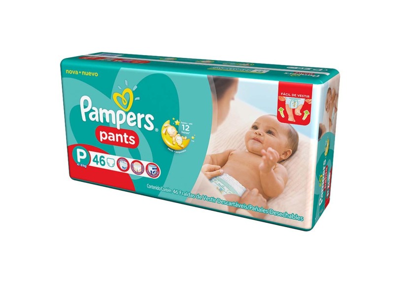 Fralda Pampers Pants P 46 Und