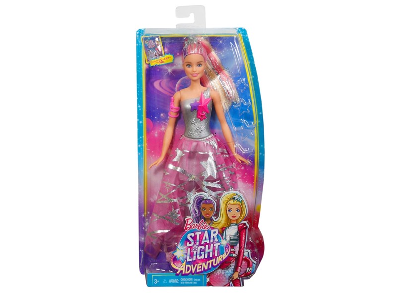 Boneca Barbie Aventura nas Estrelas Vestido Galactico Mattel