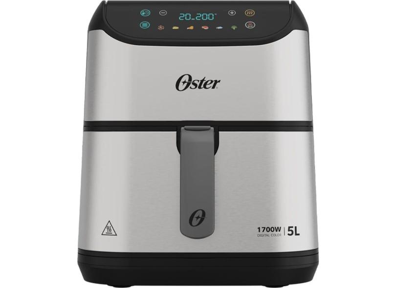 Fritadeira Digital Inox Oster 5L com Painel Touch