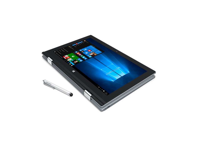 Notebook Conversível Positivo Duo Intel Celeron N3060 4 GB de RAM 32.0 GB 11.6 " Touchscreen Windows 10 Home ZR3630