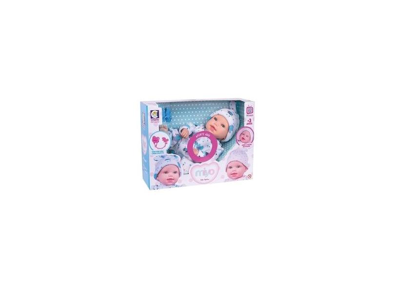 Brastoy Bebê Boneca Reborn Silicone Menino Olhos Castanhos 48cm Original em  Promoção é no Buscapé