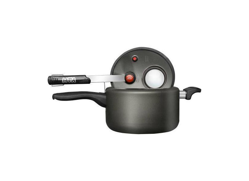 Panela De Pressão Com Visor 7 Litros Mta Grafite 6017