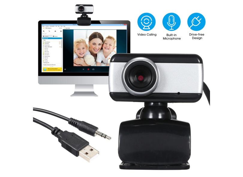 Web Camera pc computador portátil desktop Clip-On USB Webcam com ...