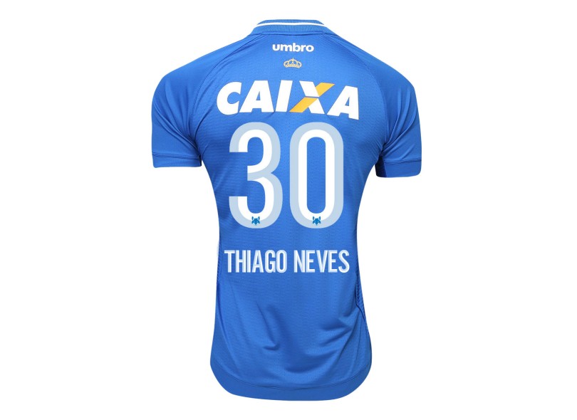 Camisa Torcedor Cruzeiro I 2017/18 Com Nome e Número Umbro
