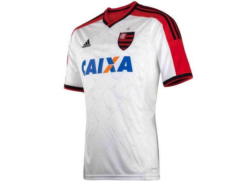 Camisa Torcedor Flamengo II 2014 com Número Adidas