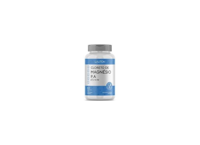 Cloreto De Magnésio P.A 260Mg Vegano Lauton Premium 60 Cáps