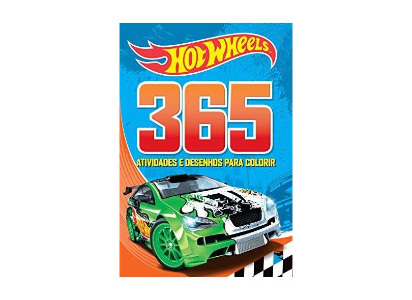 LIVRO 365 DESENHOS PARA COLORIR HOT WHEELS