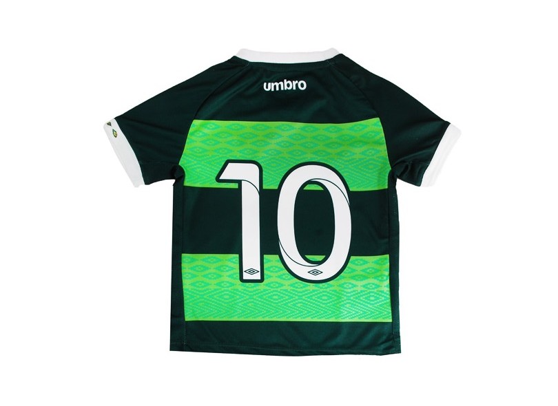 Camisa Torcedor infantil Chapecoense III 2015 com Número Umbro