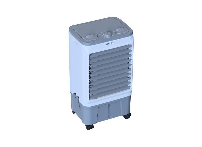Climatizador Portátil 16 Litros Cinza/branco Ventisol Clin 16 Branco / Cinza