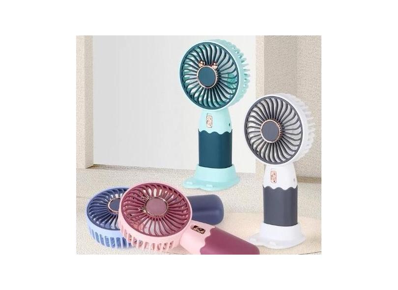 Mini Ventilador Portátil De Mão E Mesa Usb Recarregável - Nova Voo, Ci