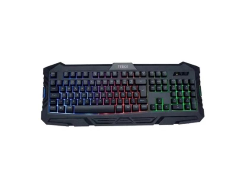 Teclado Gamer Tecrado Para Jogos No Pc com Luzes de Led