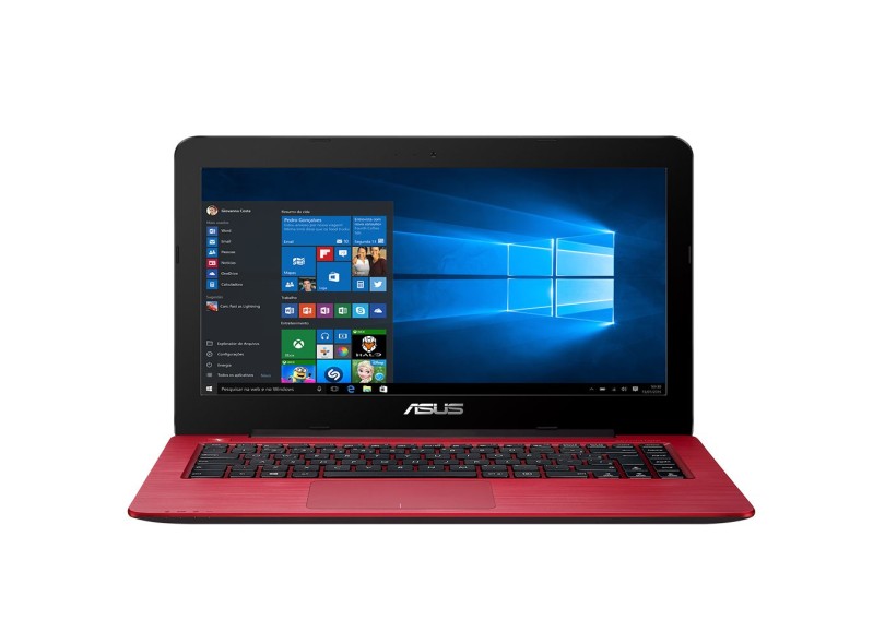 Notebook Asus Intel Core i3 5005U 4GB de RAM HD 1 TB 14" Windows 10 Z450LA-WX013T