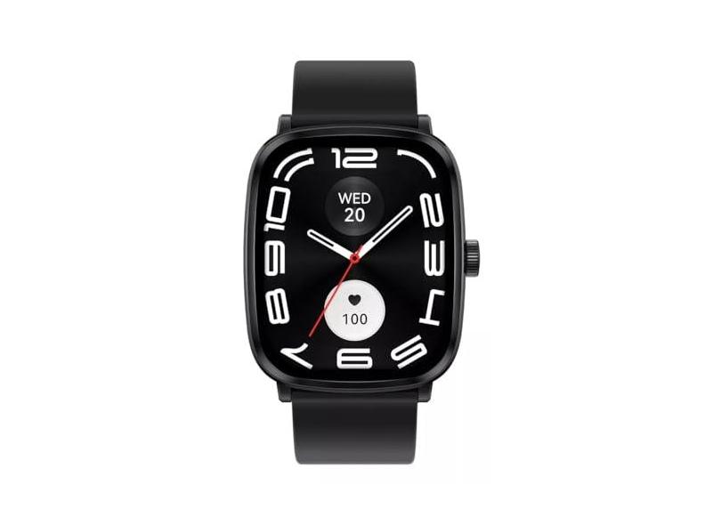 Smartwatch Haylou RS5 Preto Ls19 Tela Amoled 2,01, Chamadas Bluetooth, 150 modos Esportes