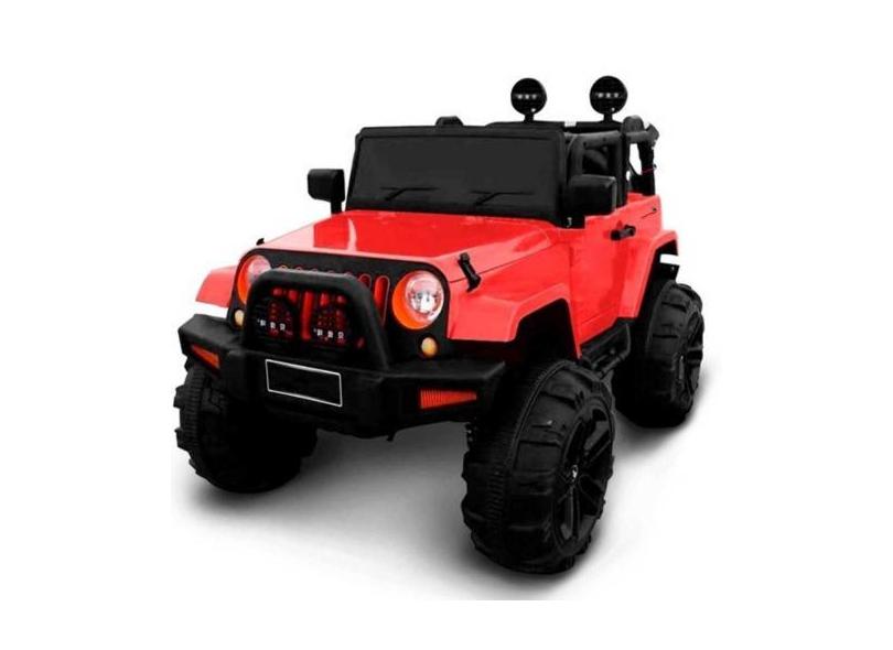 Mini Carro Elétrico Infantil Jeep Importway Bw028vm Vermelho