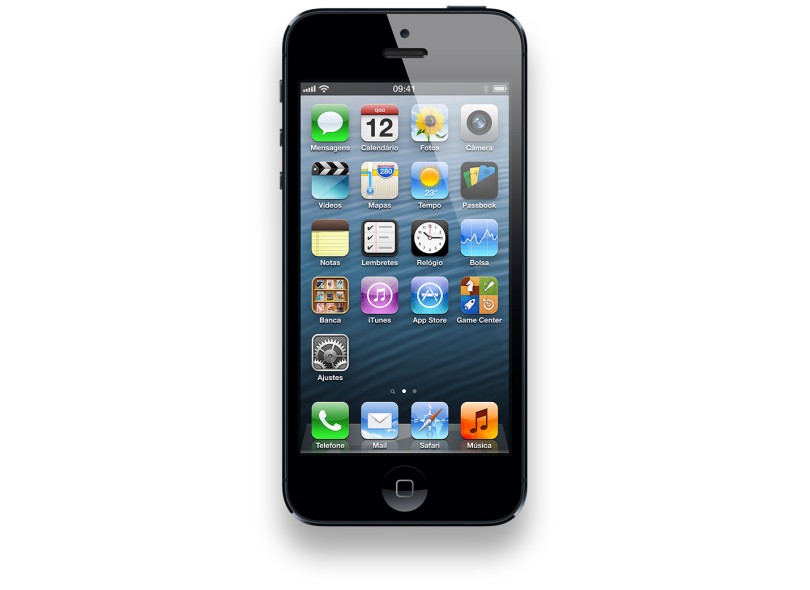 Smartphone Apple iPhone 5 64GB Câmera 8,0 MP Desbloqueado iOS 6 3G Wi-Fi