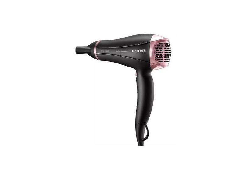 Secador De Cabelo Lenoxx My Rose Ion Pro 1900W Psc757 Tourmaline Preto