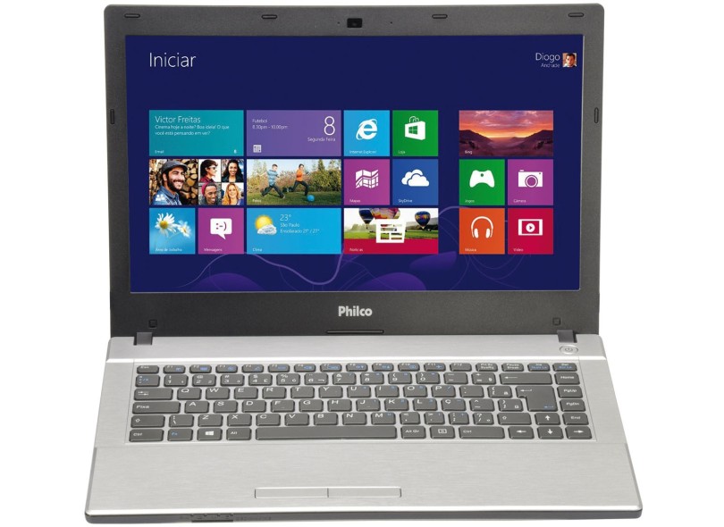 Notebook Philco AMD E1 2100 4GB de RAM HD 500 GB LED 14