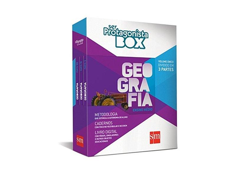 Box Ser Protagonista: Geografia - Ensino Médio - Volume Único - Diversos - 9788541802192