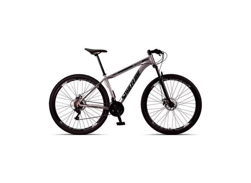 Bicicleta Aro 29 Spaceline Star 21 Marchas, Quadro De Alumínio E Freio