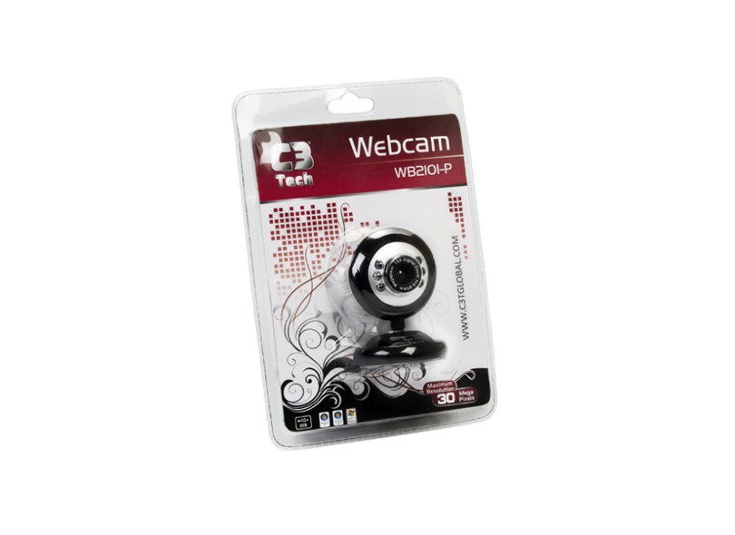 Webcam C3 Tech WB2101-P 30,0 MP