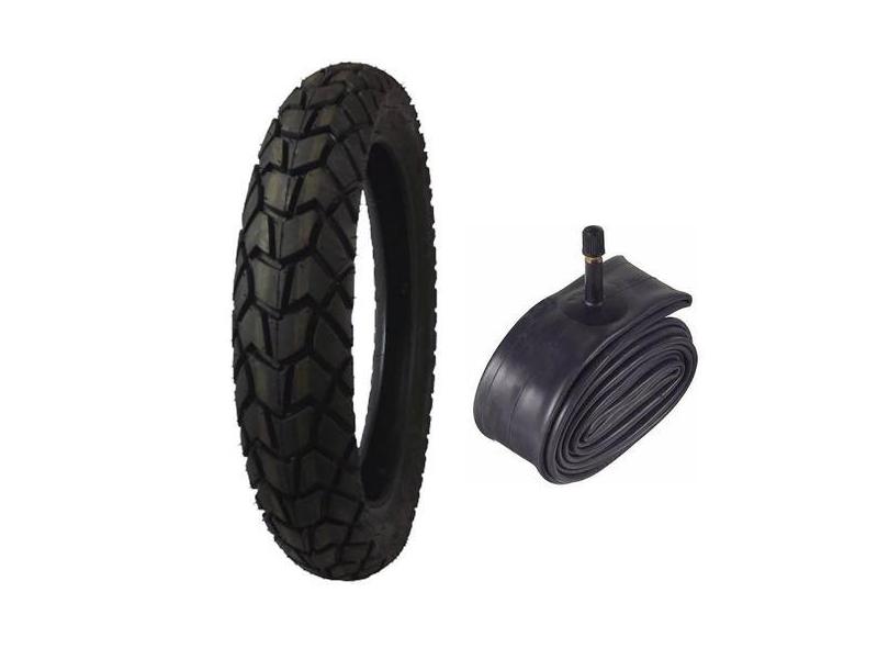 Pneu Traseiro Falcon/ Bros 120/90-17 + Câmara De Ar Mj17 - MAGGION
