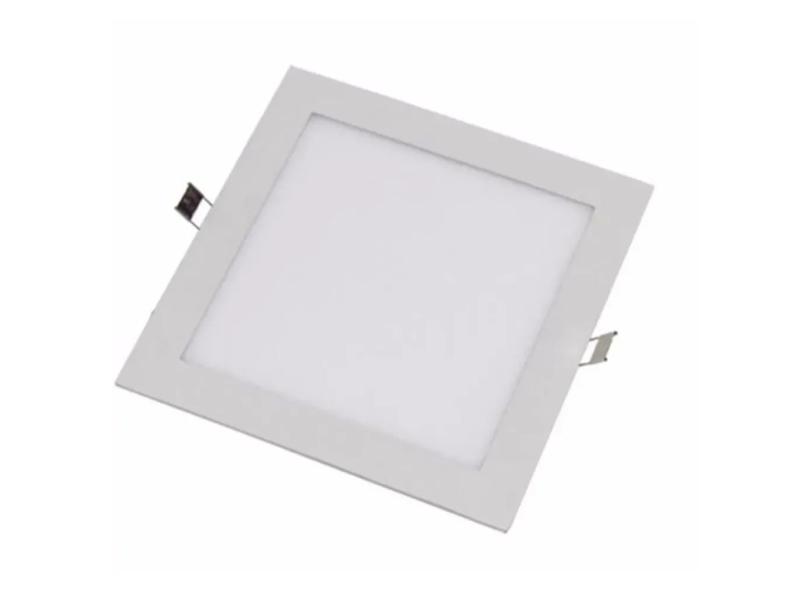Plafon Luminária Led Embutir 40x40 Branco Frio 6000k 36w Bivolt com o ...