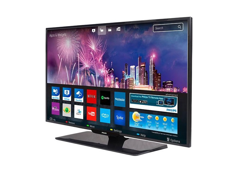 Smart TV TV LED 43" Philips Série 5100 Full HD Netflix 43PFG5100 3 HDMI