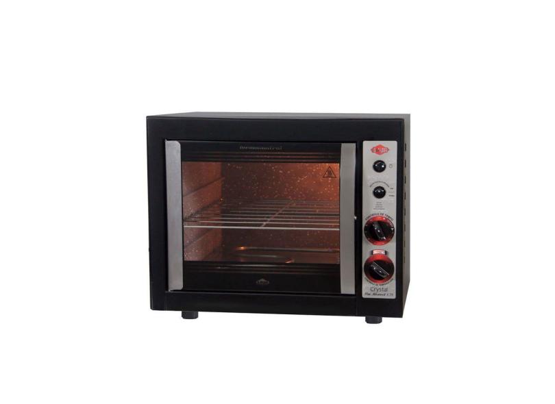 Forno Elétrico Layr 46 Litros Cristal Black Com Timer Preto 220V