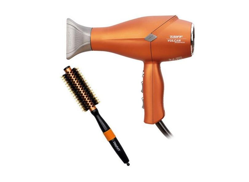 Kit - Secador Prof. Taiff Vulcan Kompress 2400W 220V + Escova Proart M