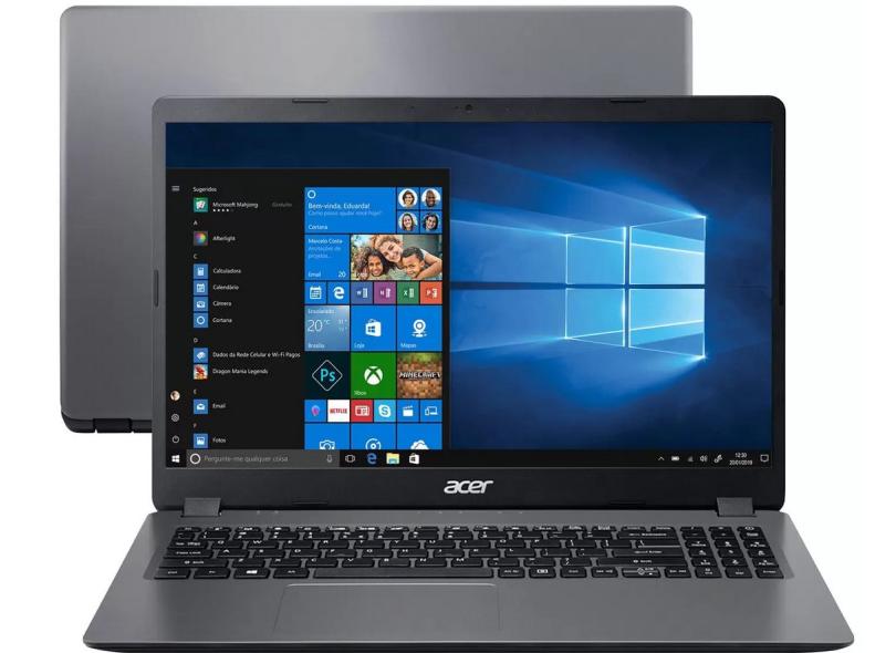 Notebook Acer Aspire 3 A315-56-311J Intel Core i3 1005G1 15,6 8GB SSD 256  GB Windows 10 com o Melhor Preço é no Zoom