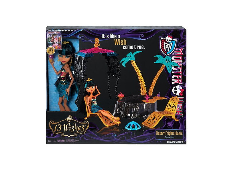 Boneca Monster High 13 Wishes Oasis Cleo de Nile Mattel
