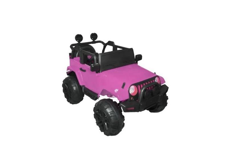 Mini Carro Jeep Elétrico Infantil Recarregável 12V Com Controle Remoto