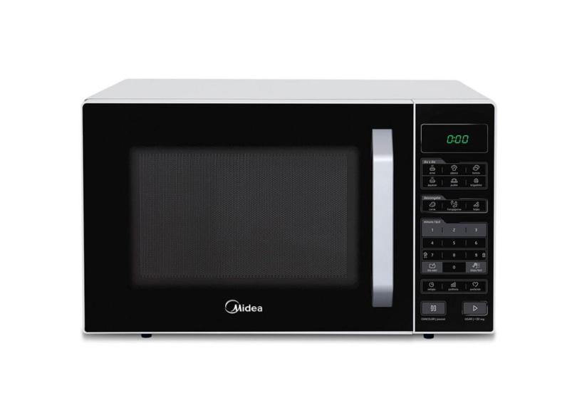 Micro-Ondas Branco E Preto Com Função Eco 27 Litros Midea