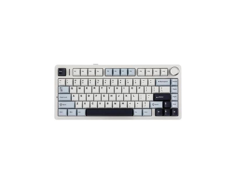 Teclado mecânico EPOMAKER x Aula F75 Gasket 75% RGB