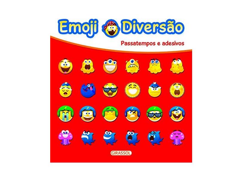 Emoji Diversão Vermelho. Passatempos e Adesivos: 02 - Caramel Editions - 9788539422425