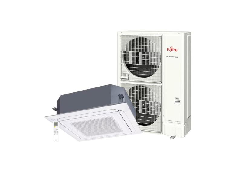 Ar Condicionado Split Cassete Inverter Fujitsu 45000 BTU/h Quente e Frio Monofásico  AUBH45KRLB - 220 Volts Ar Condicionado Split Cassete Inverter Fujitsu 45000 BTU/h Quente e Frio Monofásico AUBH45KRLB - 220 Volts