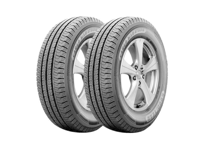 Jogo 2 Pneus Goodyear Aro 16 Cargo Marathon 2 225/75R16 118/116R